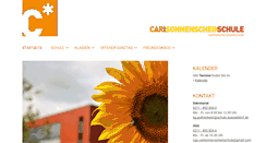 Desktop Screenshot of carlsonnenschein-schule.de