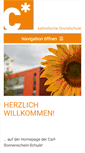 Mobile Screenshot of carlsonnenschein-schule.de